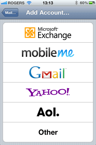 Tap Other iPhonemail presentation
